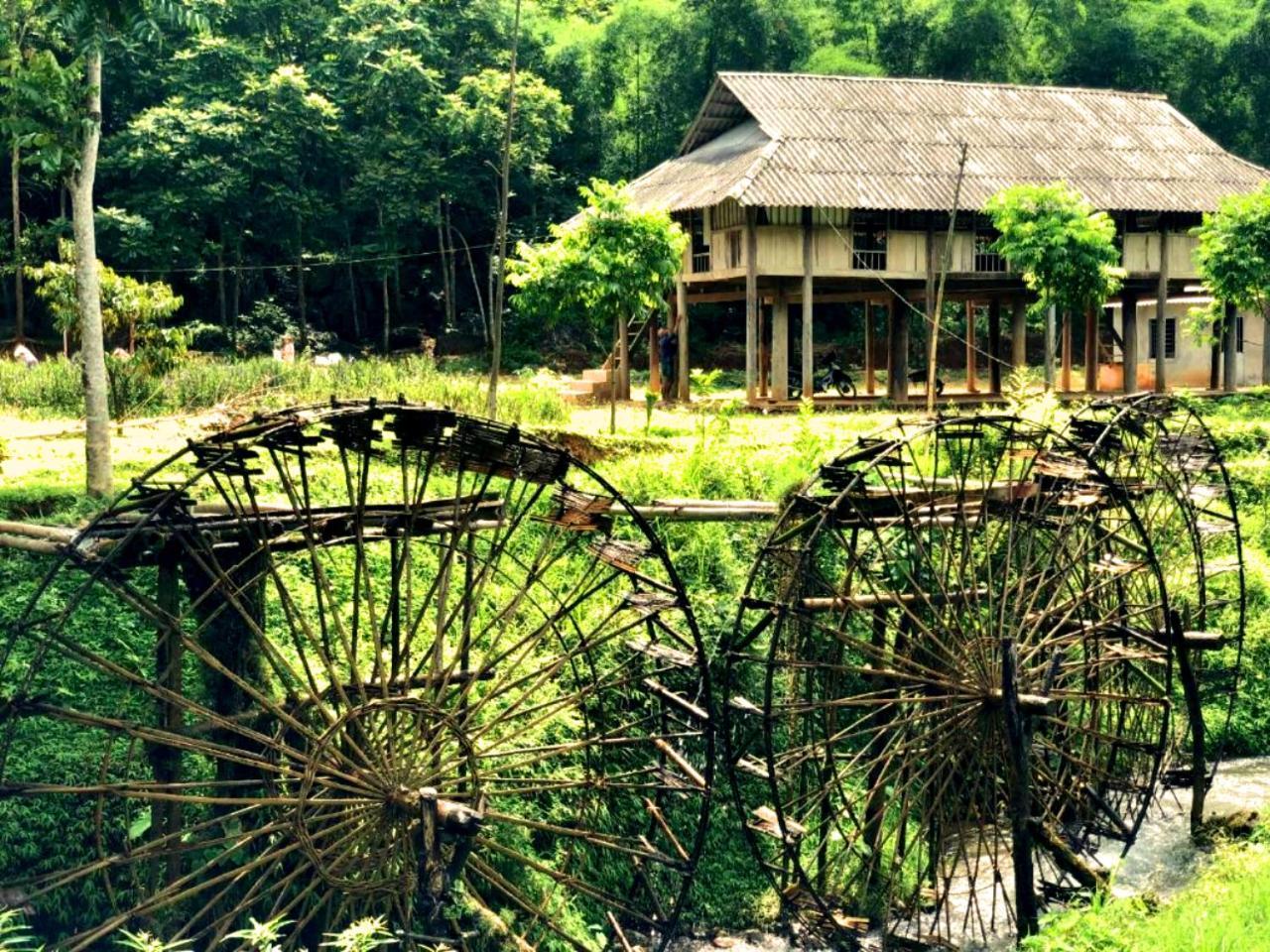 Pu Luong Homestay & Tours Huong Ba Thuoc Eksteriør bilde