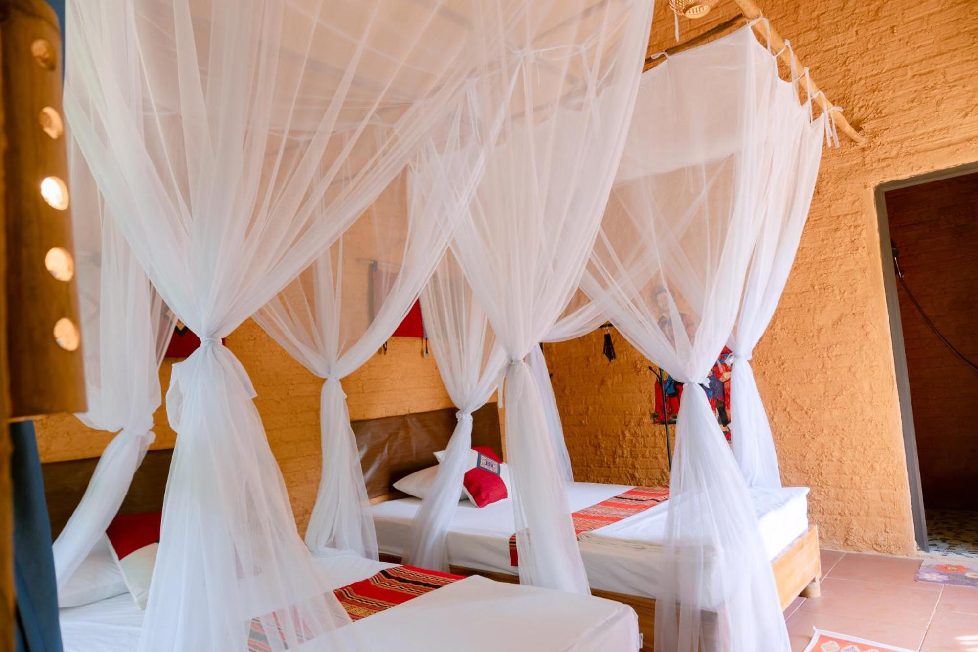 Pu Luong Homestay & Tours Huong Ba Thuoc Eksteriør bilde