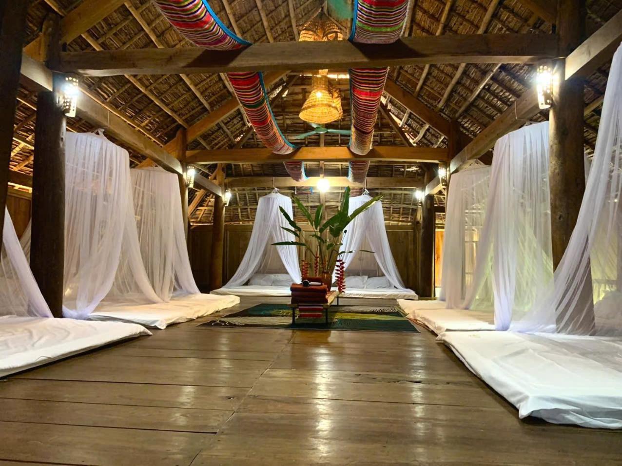 Pu Luong Homestay & Tours Huong Ba Thuoc Eksteriør bilde