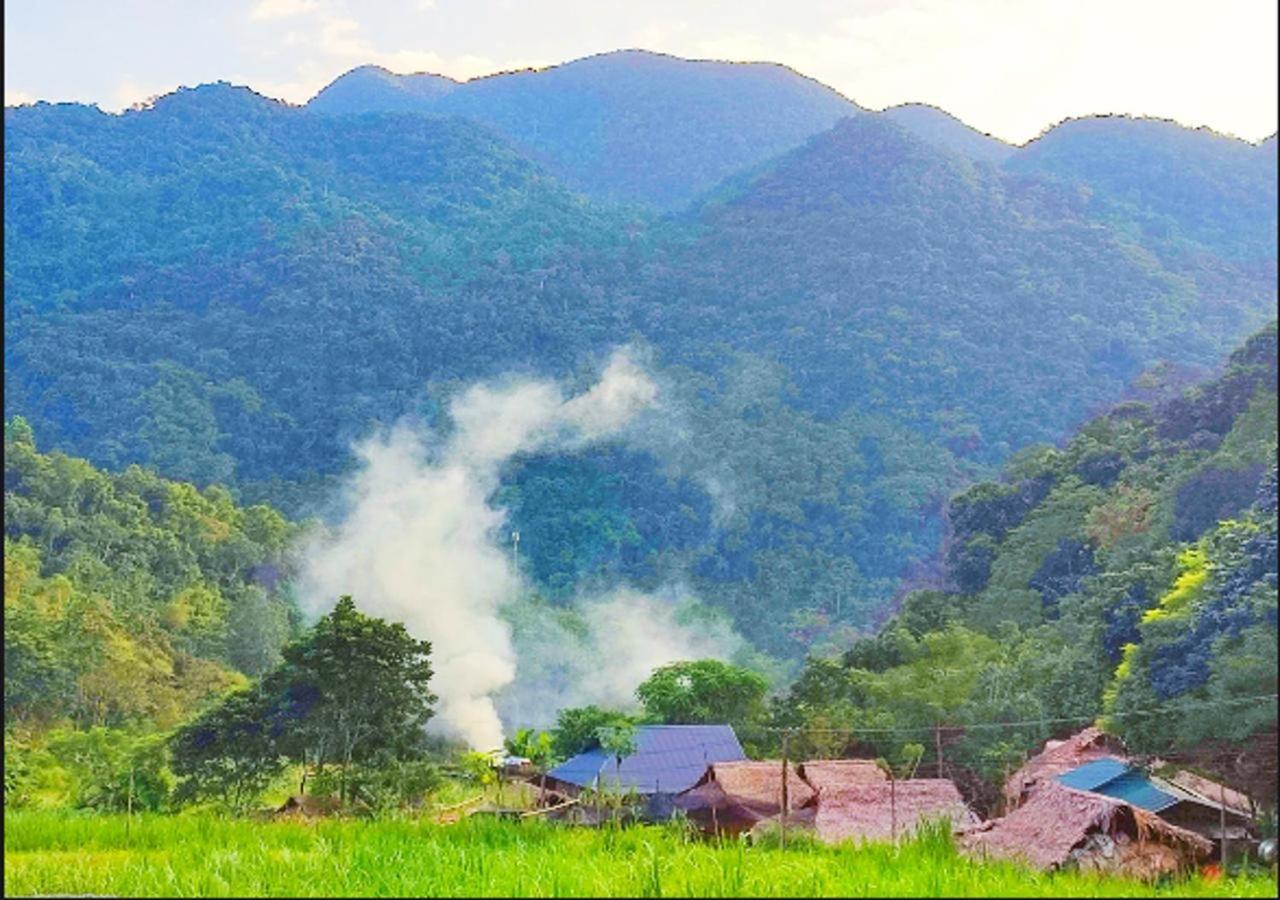 Pu Luong Homestay & Tours Huong Ba Thuoc Eksteriør bilde